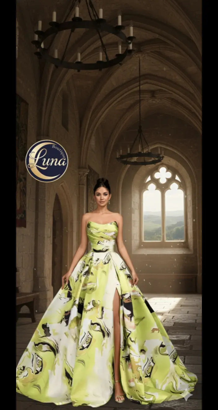 🧡Rochie Lime Serenade