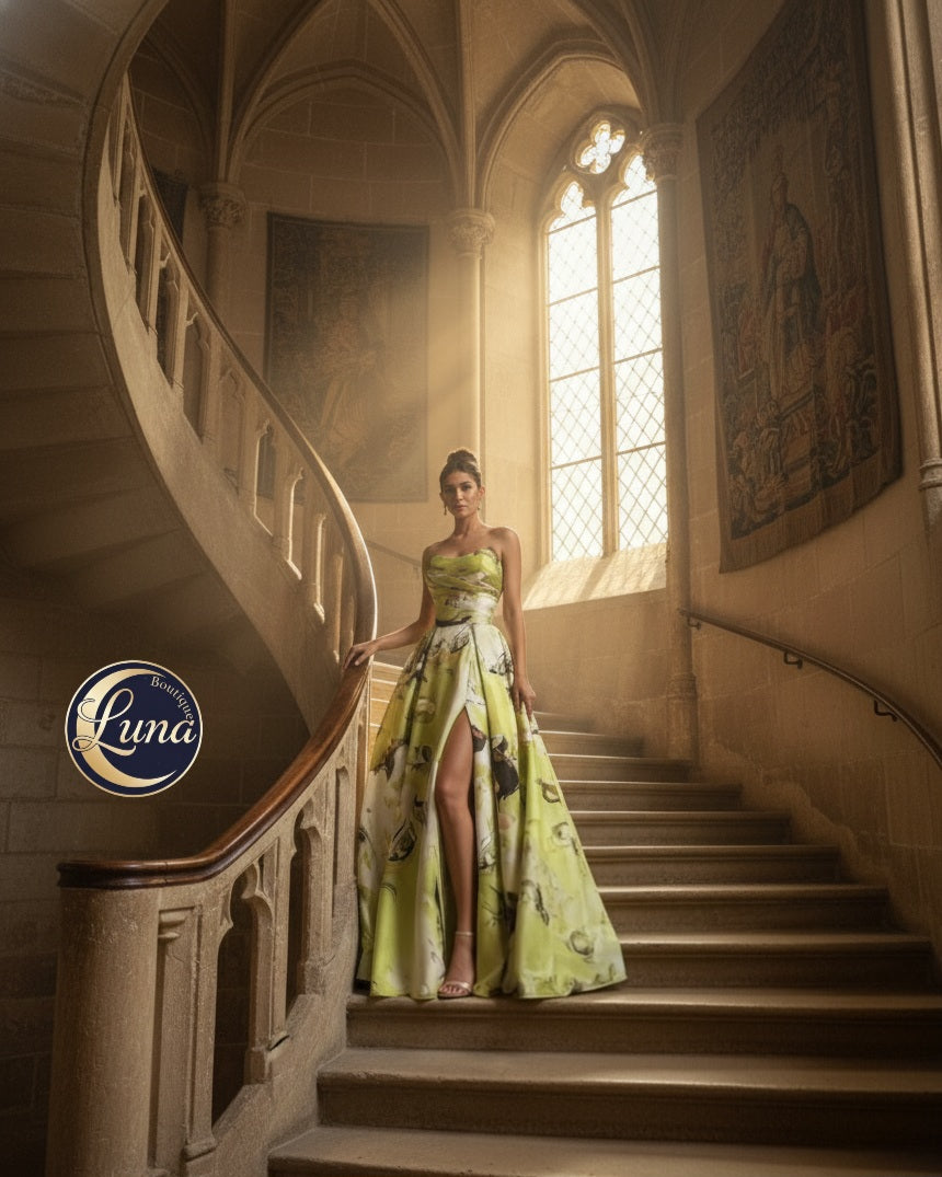 🧡Rochie Lime Serenade