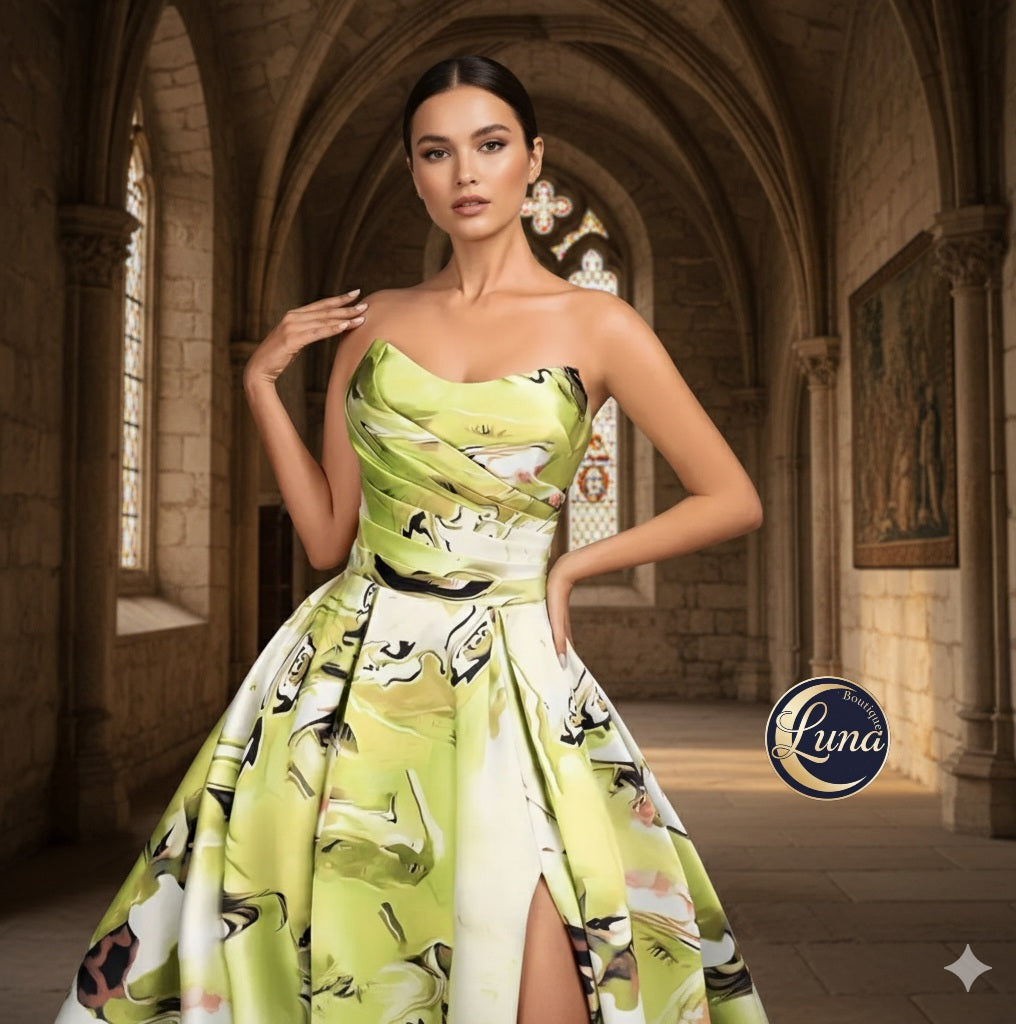 🧡Rochie Lime Serenade