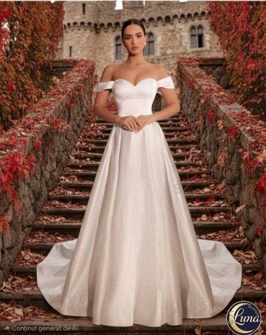 🤍Rochia "Regal Satine"