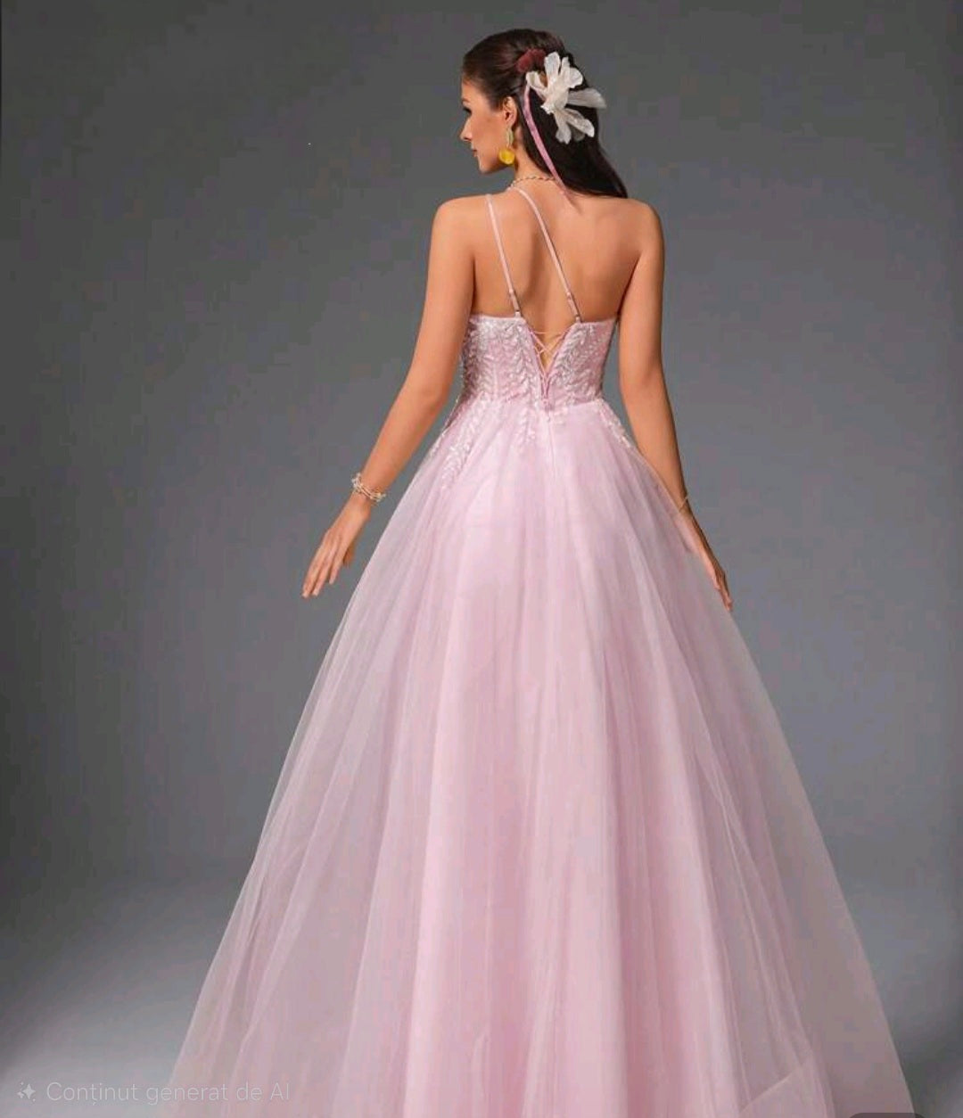 💖Rochie de Seară Glamour Roz Prăfuit ✨