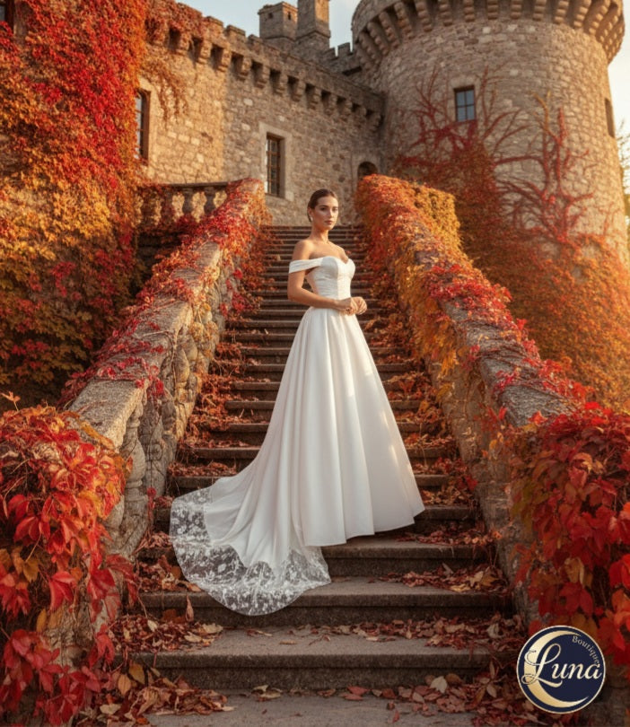 🤍Rochia "Regal Satine"