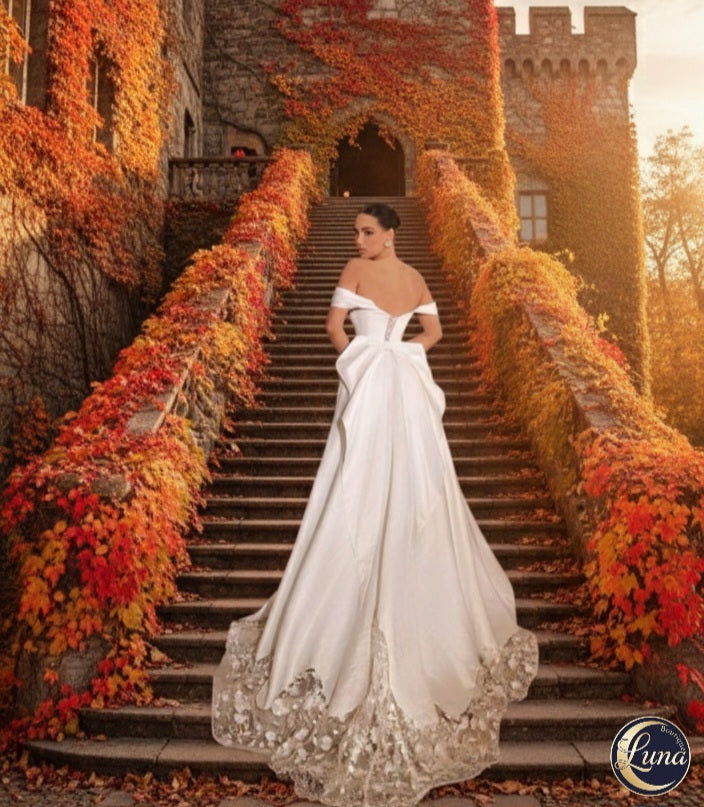 🤍Rochia "Regal Satine"